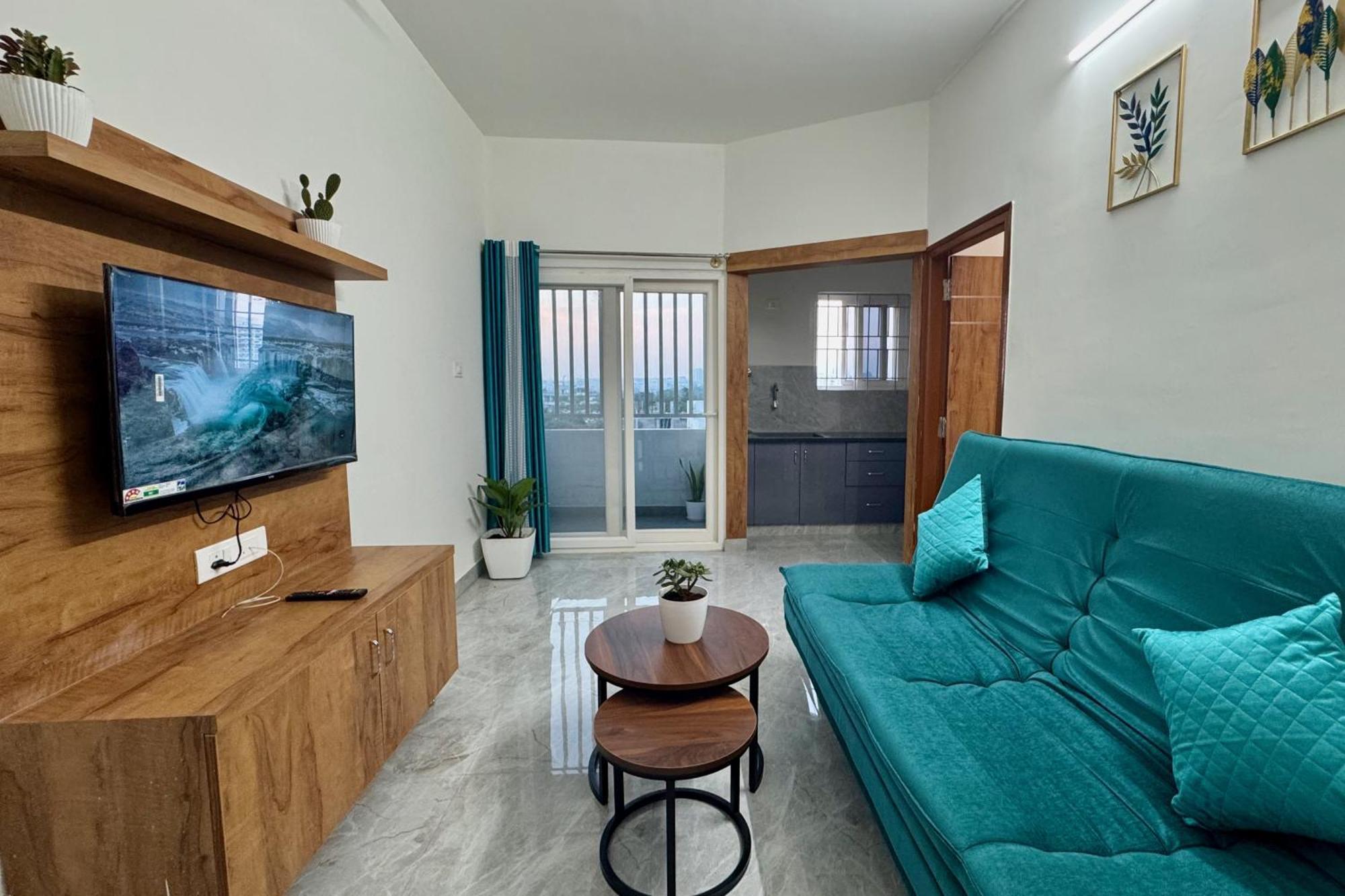 העיר בנגלור Truelife Whitefield - Premium 1 Bhk Apartments - Prime Location - Easy Access To Main Rd - Metro - Itpl - Fast Wifi - Kitchen - Smart Tv - Power Backup - Park - Garden Views מראה חיצוני תמונה