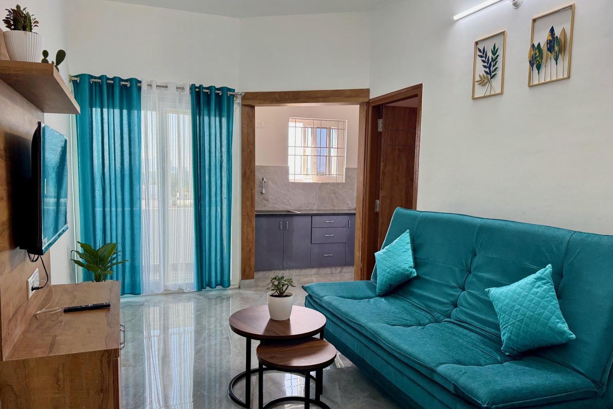 העיר בנגלור Truelife Whitefield - Premium 1 Bhk Apartments - Prime Location - Easy Access To Main Rd - Metro - Itpl - Fast Wifi - Kitchen - Smart Tv - Power Backup - Park - Garden Views מראה חיצוני תמונה