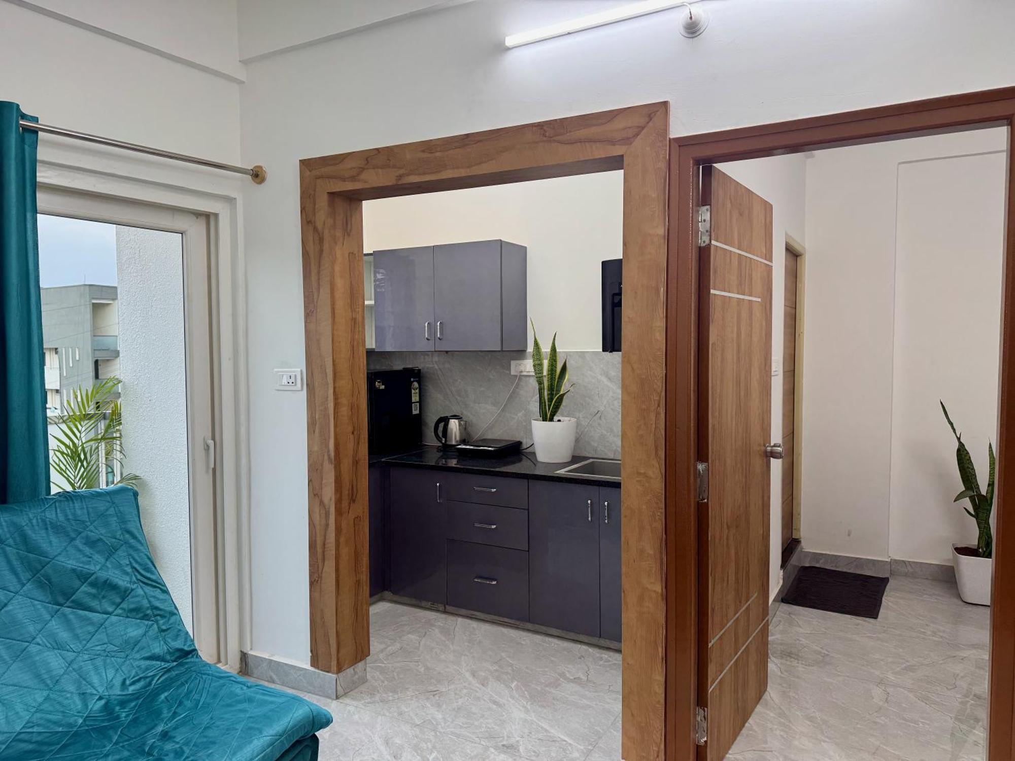 העיר בנגלור Truelife Whitefield - Premium 1 Bhk Apartments - Prime Location - Easy Access To Main Rd - Metro - Itpl - Fast Wifi - Kitchen - Smart Tv - Power Backup - Park - Garden Views מראה חיצוני תמונה